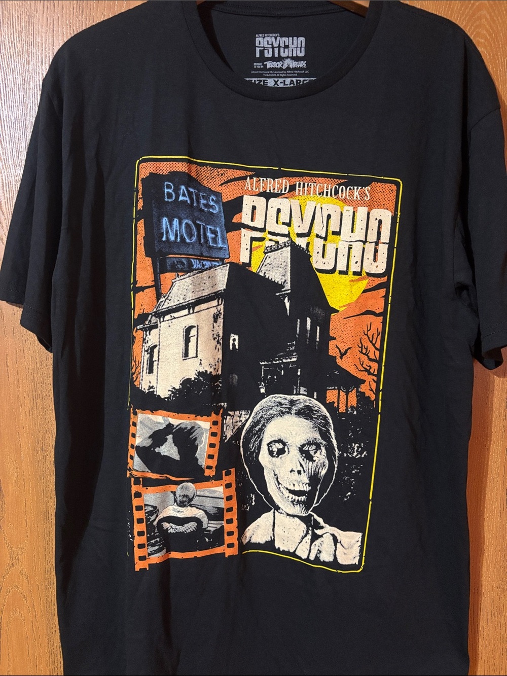 Psycho Graphic Short Sleeve Tee - Black